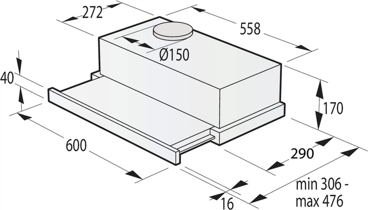 Okap kuchenny Gorenje TH60E3X (3838782388002) - obraz 8