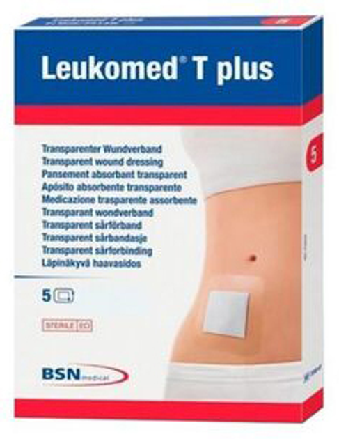 Пластырь Bsn Medical Leukomed T Plus Dressings 10 x 30 см 5 шт (4042809205152) - изображение 1