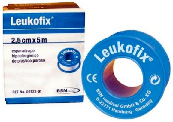 Пластырь Bsn Medical Leukofix Tape 2.5 см x 5 м 12 U (4042809029130) - изображение 1