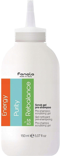 Скраб для шкіри голови Fanola Energy Purity Rebalance Pre-Shampoo Scrubbing Gel 150 мл (8032947868513) - зображення 1