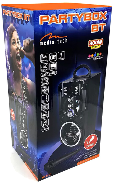Głośnik przenośny Media-Tech MT3150 Partybox BT (5906453131504) - obraz 9