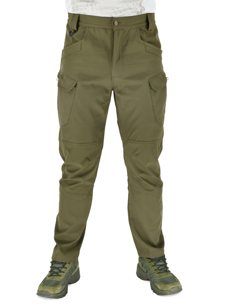 Літні тактичні штани карго Eagle SP-02 Soft Shell Olive Green L - зображення 1