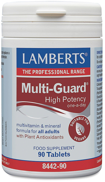 Дієтична добавка Lamberts Multi-Guard 90 таблеток (5055148411961) - зображення 1