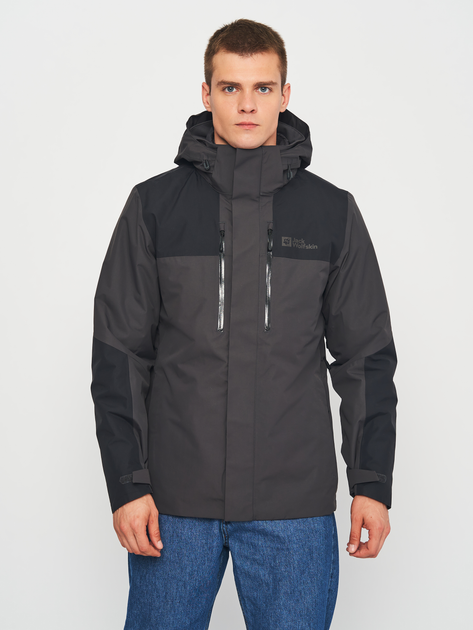 Куртка демисезонная с капюшоном мужская Jack Wolfskin Jasper 3In1 Jkt M ...