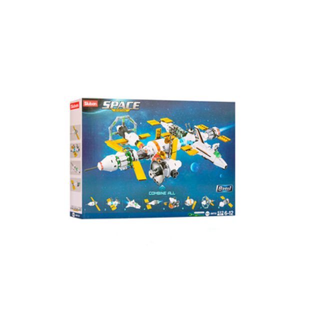 Конструктор Sluban Space Космическая станция 512 деталей (M38-B0732 ...