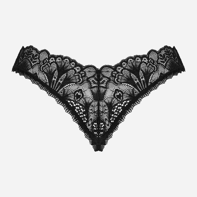 Stringi z otwartym krokiem Obsessive Donna Dream XL/2XL Czarne (5901688253038) - obraz 6