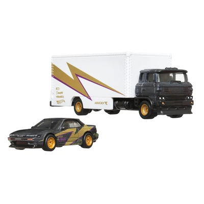 Игровой набор Hot Wheels Car culture Nissan Silva и транспортер