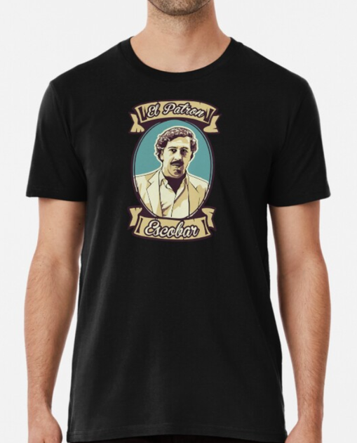 Чоловіча футболка Stedman з принтом El Patron Pablo Escobar Пабло Ескобар Чорний XXL - Фото 1 Чоловіча футболка Stedman з принтом El Patron Pablo Escobar Пабло Ескобар Чорний XXL - зображення 1