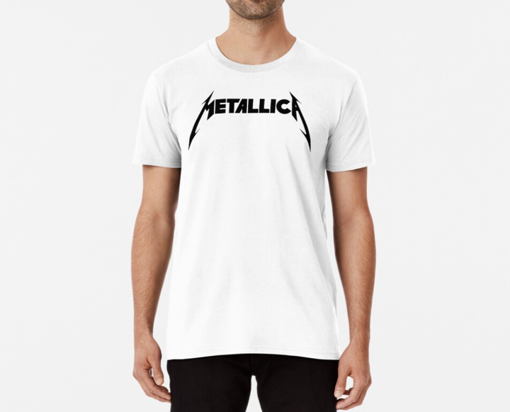 Мужская футболка Stedman с принтом Metallica Белый M - Фото 1 Мужская футболка Stedman с принтом Metallica Белый M - изображение 1