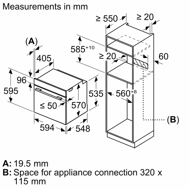 Духова шафа електрична Bosch HBA172BS0 - зображення 7