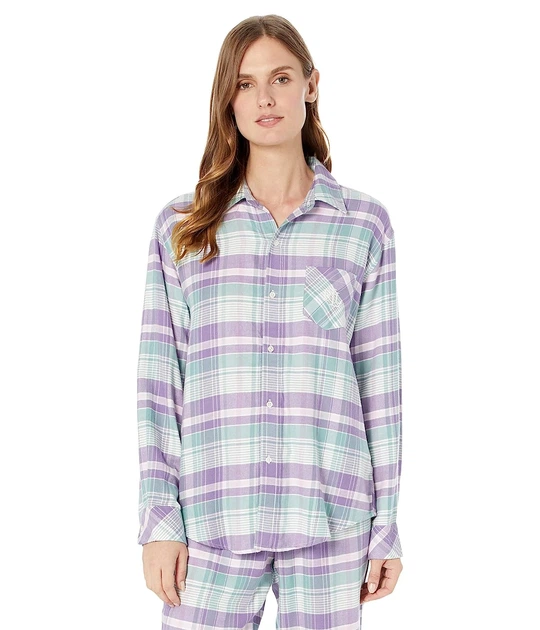 Пижама Ralph Lauren Long Sleeve His Shirt Long Pants PJ Set Purple