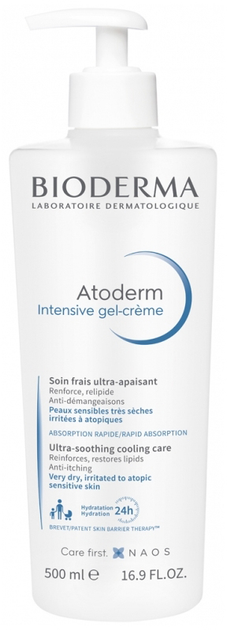 Żel do ciała Bioderma Atoderm Intensive Gel Cream 500 ml (3701129802670) - obraz 1