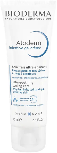 Żel do ciała Bioderma Atoderm Intensive Gel-Crema 75 ml (3701129802656) - obraz 1