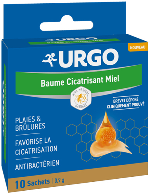 Гель для тіла Urgo Honey Healing Cream Envelopes 10 х 5 мл (3664492000909) - зображення 1