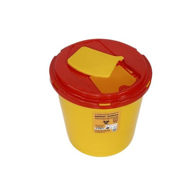 Контейнер для утилизации медицинских отходов 25 л, желтый - изображение 2