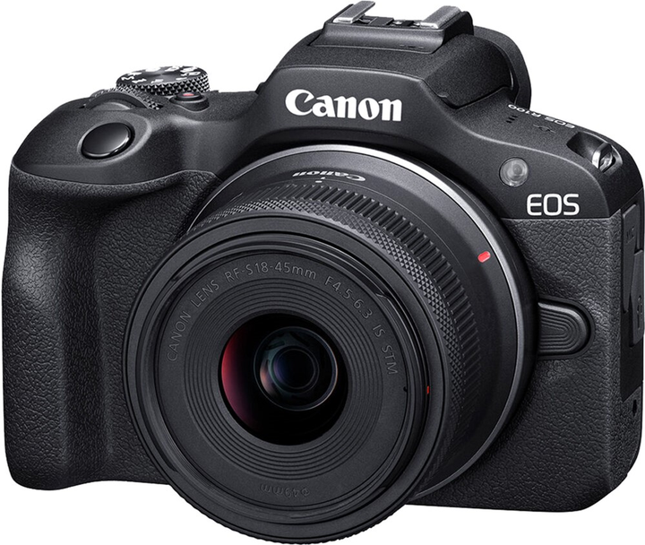 Фотоапарат Canon EOS R100 RF 18-45mm + RF55-210mm Black (6052C036) - зображення 3