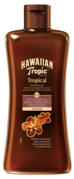 Олія для засмаги Hawaiian Tropic Tropical Tanning Oil 200 мл (5099821001070) - зображення 1