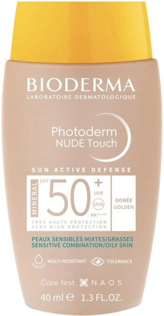 Podkład przeciwsłoneczny Bioderma Photoderm Nude Clair SPF50+ 40 ml (3701129803448) - obraz 1