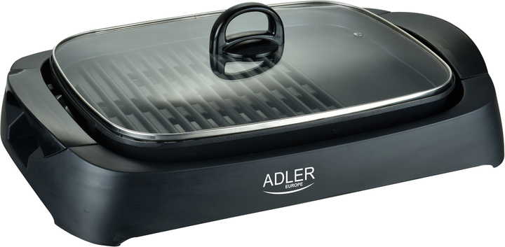 Гриль Adler AD 6610 Power 3000 W Non-stick coating Black (5902934836982) - зображення 1