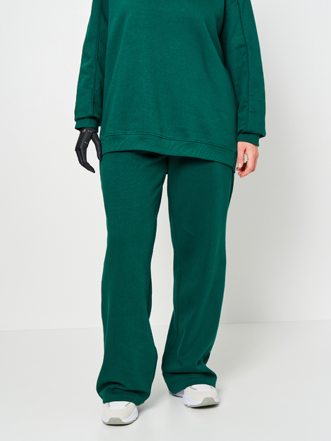 Акція на Спортивні штани жіночі Outhorn Trousers Cas F171 OTHSS23TTROF171-40S M Зелені від Rozetka