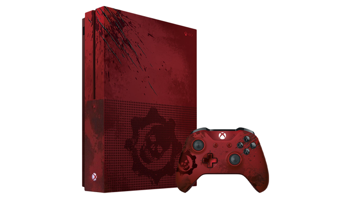 Консоль Microsoft Xbox One S Gears Of War Limited Edition 2TB Red Б/У - Фото 2 Консоль Microsoft Xbox One S Gears Of War Limited Edition 2TB Red Б/У - изображение 2