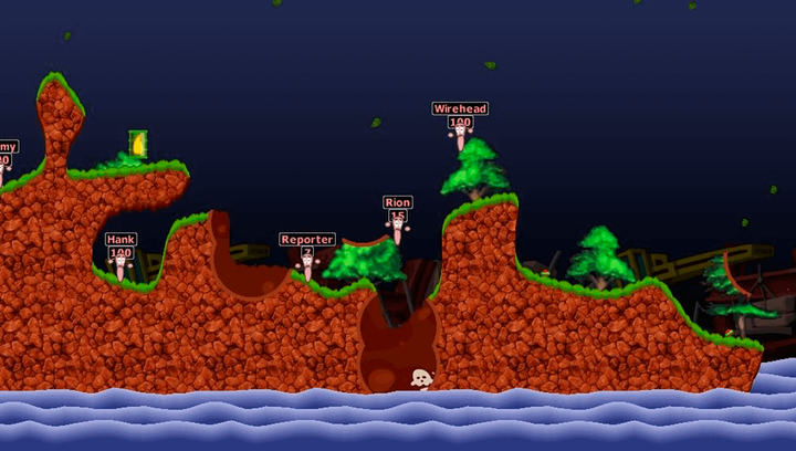 Игра Microsoft Xbox 360 Worms Collection Английская Версия Б/У - изображение 4