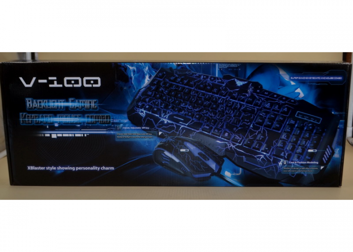 Профессиональная проводная игровая клавиатура с 3-я подсветками и мышкой Atlanfa AT-V100P Комплект (100) - изображение 7