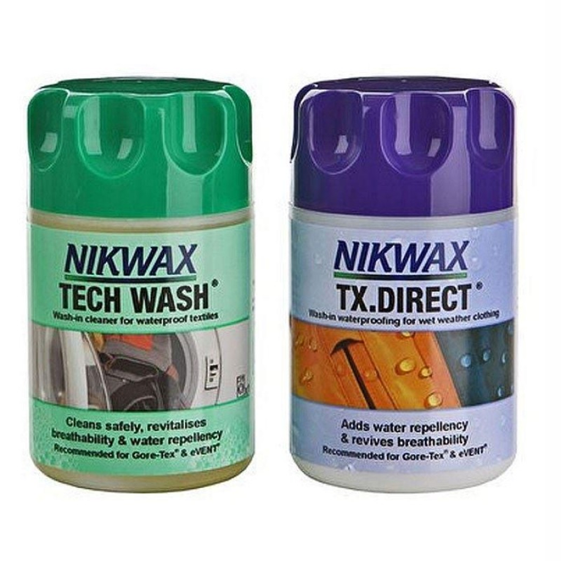 Nikwax Tech Wash 150ml + TX Direct Wash In 100ml