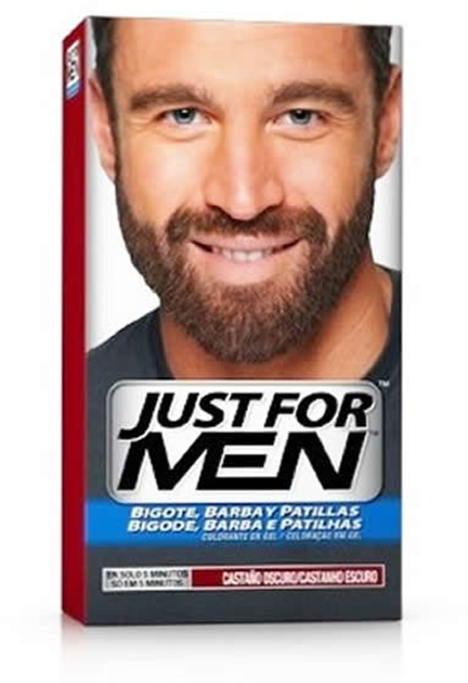 Крем-фарба без окислювача Just For Men Mostache And Beard Dark Brown 28.4 г (8413853422028) - зображення 2
