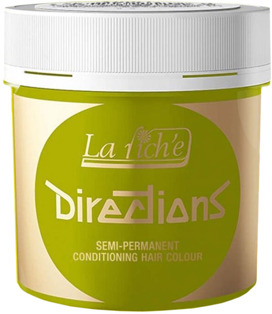 Farba kremowa bez utleniacza do włosów La Riche Directions Semi-Permanent Conditioning Hair Colour Fluorescent Yellow 88 ml (5034843001875) - obraz 1