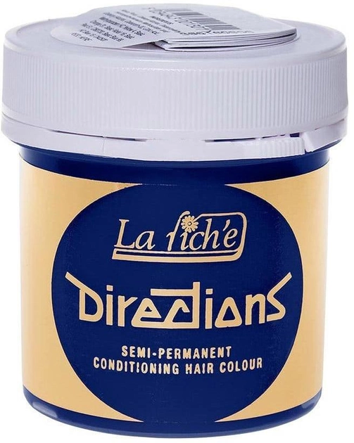Farba kremowa bez utleniacza do włosów La Riche Directions Semi-Permanent Conditioning Hair Colour Lagoon Blue 88 ml (5034843001172) - obraz 1