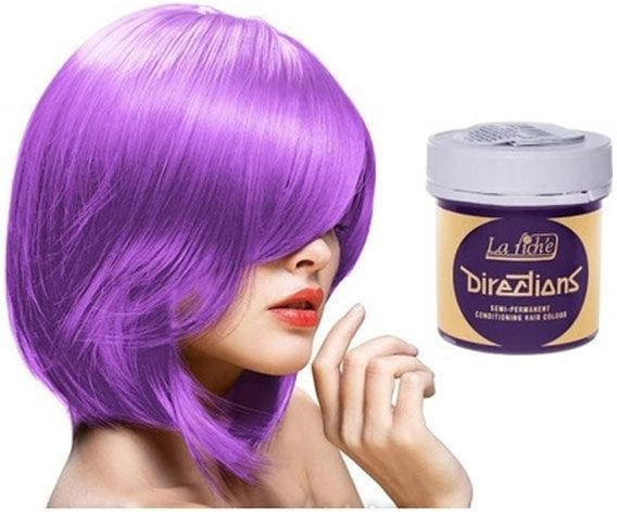 Farba kremowa bez utleniacza do włosów La Riche Directions Semi-Permanent Conditioning Hair Colour Lavender 88 ml (5034843001134) - obraz 2