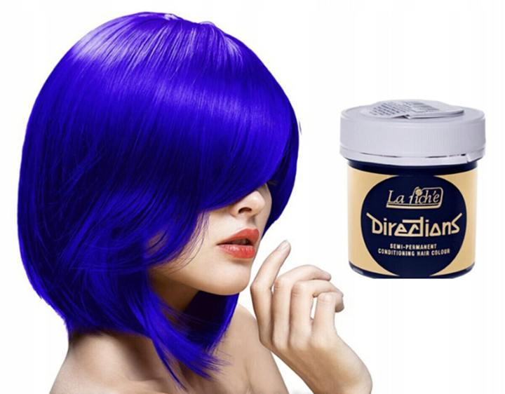 Farba kremowa bez utleniacza do włosów La Riche Directions Semi-Permanent Conditioning Hair Colour Neon Blue 88 ml (5034843001370) - obraz 2