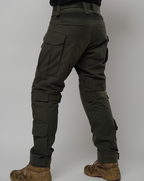 Тактические штурмовые штаны UATAC Gen 5.2 M Олива с наколенниками - изображение 2