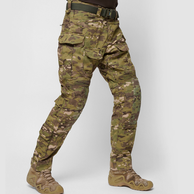 Тактические штурмовые штаны UATAC Gen 5.2 XXL Мультикам Дуб с наколенниками - изображение 1