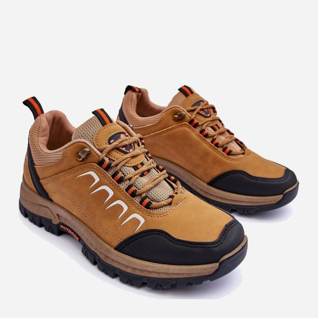 Buty trekkingowe męskie krótkie Galas 42 Brązowe (5905677649253) - obraz 3