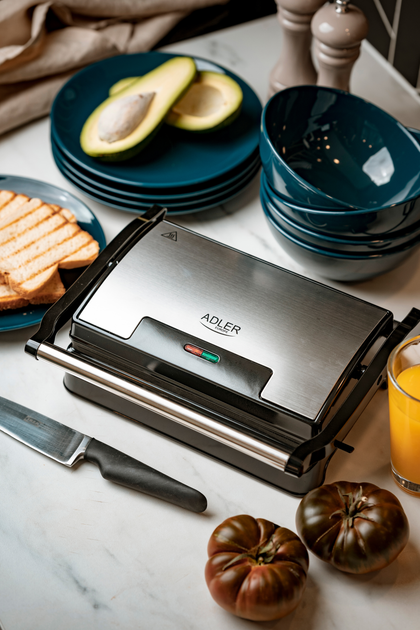Grill Adler AD 3052 Nieprzywierające płyty grillowe (5903887801959) - obraz 9