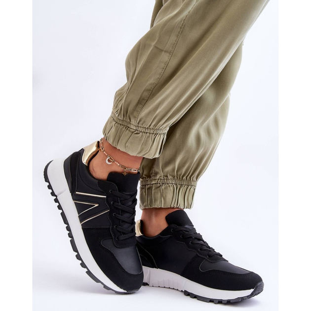 Sneakersy damskie Kabama 39 Czarne (5905677651393) - obraz 3