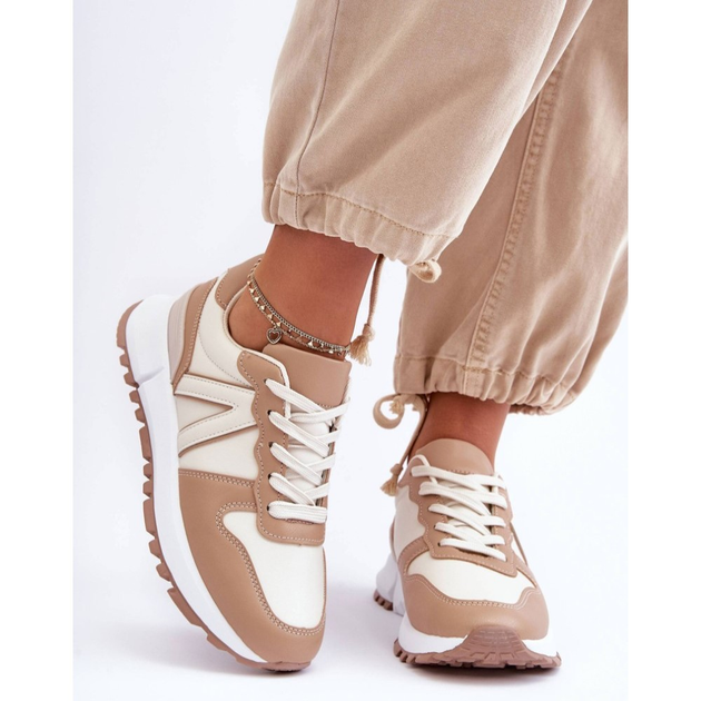 Sneakersy damskie Kabama 40 Beżowe (5905677649529) - obraz 4