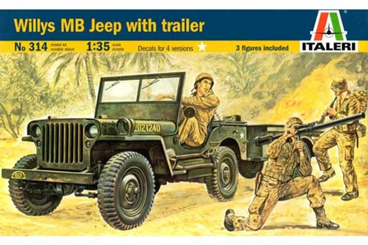 Zestaw do sklejania Italeri Willys MB Jeep 1:35 (8001283803144) - obraz 1
