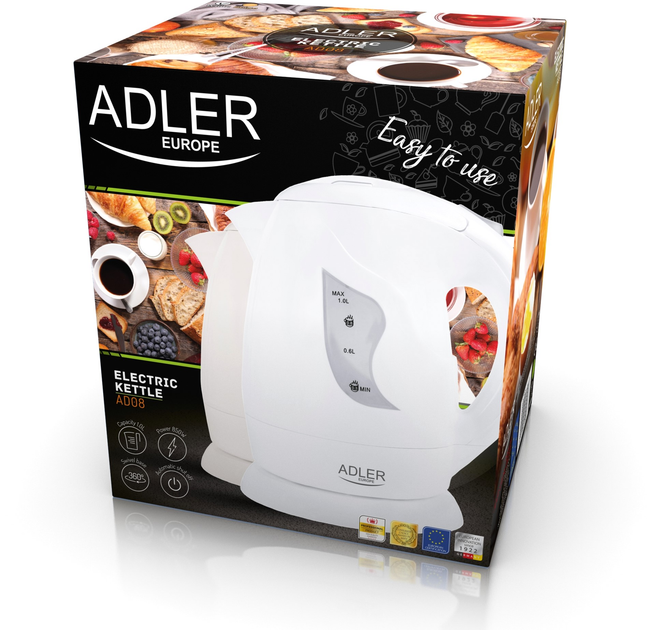 Czajnik elektryczny Adler (AD 08 w) - obraz 5