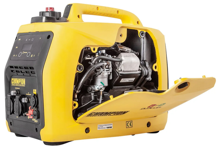 Inwerterowy generator benzynowy Champion The Mighty Atom LPG Dual Fuel 2000 W 1.6/2 kW (82001I-E-DF-EU) - obraz 3