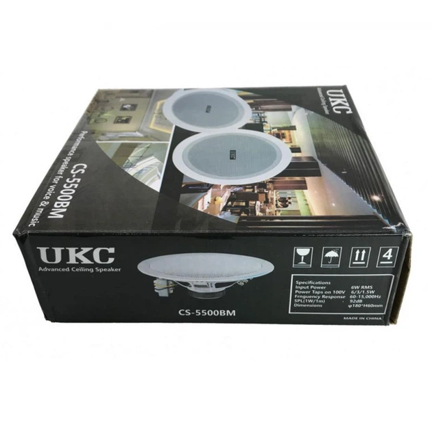 Потолочная колонка UKC CS-5500BM 6W White (3_00463) - изображение 4