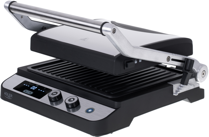 Гриль Adler AD 3059 Stainless steel Black (5903887807937) - зображення 3