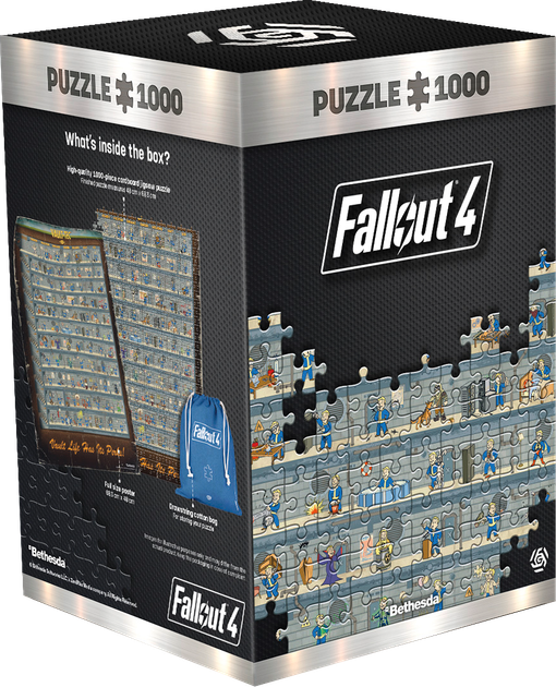 Пазли Good Loot Fallout 4 Perk Poster 1000 елементів (5908305231219) - зображення 3
