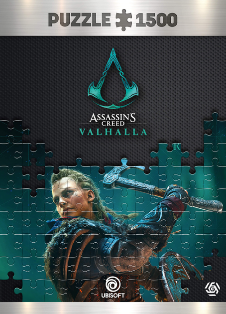 Puzzle Good Loot Assassin's Creed Valhalla Eivor Female 1500 elementów (5908305231929) - obraz 1