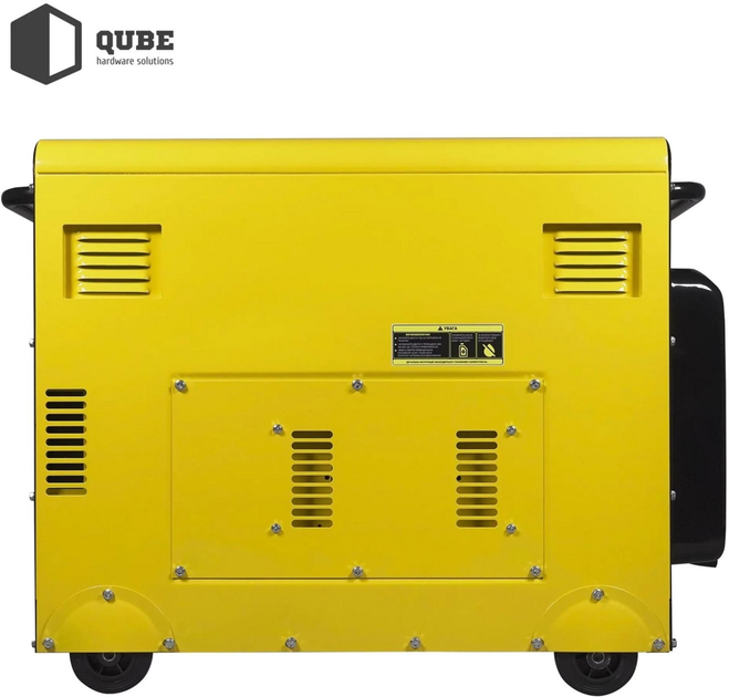 Генератор дизельный QUBE 3-х фазный QFED8500S3 3-фазы 6.0/6.5 кВт 15 л ...