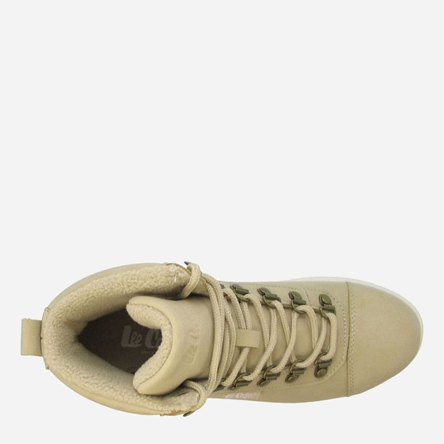 Жіночі зимові черевики високі Lee Cooper LCJ-23-31-3026L 36 23.5 см Бежеві (5904292135448) - зображення 5