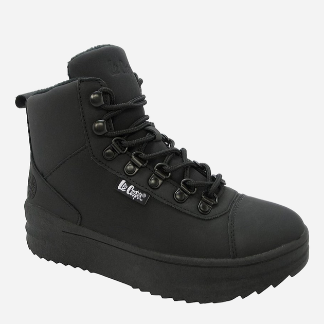 Жіночі зимові черевики високі Lee Cooper LCJ-23-31-3028L 37 24 см Чорні (5904292135639) - зображення 2