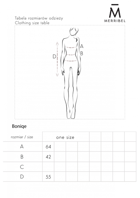 Кардиган жіночий Merribel Boniqe One size Світло-рожевий (5907621617318) - зображення 6
